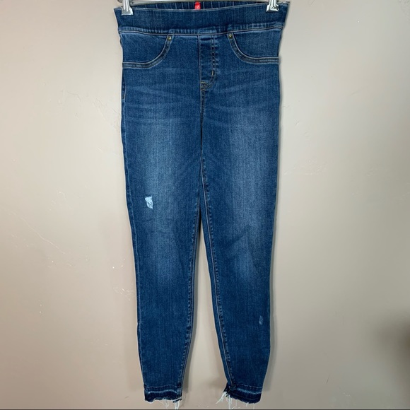 SPANX distressed stretchy skinny jeans - Picture 3 of 6